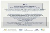 BIOMASA, BIOENERGÍA, BIORREFINERÍAS Y …rembio.org.mx/wp-content/uploads/2017/09/1ER-COMUNICADO-IV-RE… · biomasa, ponencias magistrales b3v bioenergÍa, biorrefinerÍas y vinculaciÓn