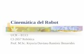 Cinemática del Robot - Ph.D. Kryscia · PDF filecual presenta las diferencias de diseño, precisión, precio, etc. 5 . ... un grado de libertad. Entre más grados de ... de un Brazo