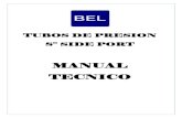 MANUAL TECNICO - belvessels.com DE... · TUBOS DE PRESION 8'' SIDE PORT MANUAL TECNICO . 2 . Introducción . ... La familia de recipientes a presión BEL está diseñada para alojar