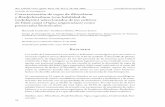 Artículo de investigación Caracterización de cepas de ... · PDF filerequerimientos de cultivo, ... cepas de la familia Rhizobiaceae aisladas de plantas de caupi ... cloruro de