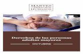 Derechos de las personas adultas mayores - scjn.gob.mx · PDF filederecho a la salud derechos de las personas mayores octubre derechos de las personas con discapacidad noviembre temas