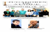 CAMPEONES DEL CIC - IPN - · PDF file2 PUNTUACIÓN Circuito de ajedrez Iztacalco 2017 "Juan José Arreola", Hasta el 30 de abril Diana Victoria Venegas Cortes (1033) Magistral Nombre