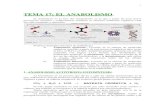TEMA 17: EL ANABOLISMO - bionova.org.esbionova.org.es/biocast/documentos/tema17.pdf · 1 TEMA 17: EL ANABOLISMO. El anabolismo es la fase del metabolismo en la que a partir de unos