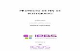 PROYECTO DE FIN DE POSTGRADO - · PDF fileSistema ERP totalmente implementado que lleve a una mejora importante en la ... costos e ingresos de la empresa. ... por lo que una solución