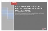 CENTRO NACIONAL DE ALIMENTACION Y NUTRICION - … DE TRABAJO... · NUTRICION PLAN DE TRABAJO 2010 El presente documento contiene el Plan de trabajo del Centro Nacional de Alimentación