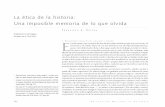 La ética de la historia: Una imposible memoria de lo que ... · PDF fileDiana Rabinovich, Buenos Aires: Edi-ciones Paidós, 1995, pág. 279. 3 Ibid., pág. 257. Por cadena significante