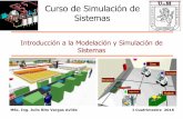 Curso de Simulación de Sistemas - JRVARGAS · PDF fileInterrelación entre sistemas, modelo y simulación 2. Tipos de modelos de simulación y sus componentes 3. ... ejercicio sencillo