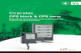 CPS block & CPS nano - Lightning and surge · PDF fileAl lado de la eficiencia energética. Innovación al servicio de las nuevas aplicaciones. Cirprotec es innovación: Una plantilla