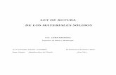 LEY DE ROTURA DE LOS MATERIALES SÓLIDOS - … de Rotura-JAIME MARTINEZ P.pdf · conformado por una serie de puntos continuos, sometidos a esfuerzos cortantes y normales de ... I.6.1.1-