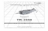 MODELO TR-3550 - Second  · PDF filede cinco velocidades. II. ...   entrar a TREMEC, Aplicaciones, Refacciones, Catálogos TEL. ... 16 ESPECIFICACIONES GENERALES