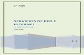 SERVICIOS DE RED E INTERNET - Vicen Morales · PDF fileRegistros de recursos DNS: –Formato general. ... En un espacio de nombres planos, ... Con los nombres jerárquicos ese problema