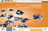 Enseñanza y aprendizaje de la Historia en la Educación · PDF file“pensar históricamente” 73 2.2. La ... Estrategias y recursos didácticos para la enseñanza y el aprendizaje