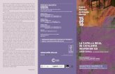 Quijote PRóXIMOS CONCIERTOS bACH VERMUT · PDF fileAperitivo-degustación amenizado por conjuntos de jazz que interpretan sus versiones de obras de ... y alivia los trabajos que ...