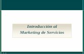 Introducción al Marketing de Servicios · PDF file1 - 9 Factores de cambios en el sector servicios Políticas gubernamentales (p.e. desregulación o liberalización, privatización,
