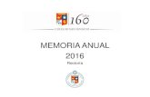 MEMORIA ANUAL 2016 - Colegio San Ignacio Alonso  · PDF filesustentable y lleno de fe ... Plan de Trabajo para el año 2016: acuerdos y diseño. ... Gran formato ) ^
