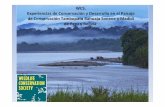 WCS. Experiencias de y Desarrollo en el de Conservación ... · PDF file2.2 Fortalecimiento de organizaciones de usuarios del agua y saneamiento ... de EIA, compensación ambiental