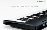 DIGITAL PIANO ES110 - kawai-  · PDF fileel afán de perfeccionar el arte del piano. El ES110 es el último llegado a la serie ya muy valo- ... libros de cursos básicos de Alfred