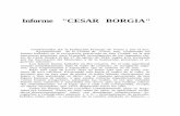 Informe CESAR BORGIA - · PDF fileInforme «César Borgia» 475 PLANCHA II 1.°—Columna vertebral, casi completa, que se halló conservando su posición normal, aunque las piezas,