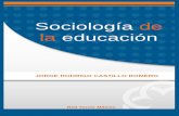 Sociología de la educación - · PDF fileAVISO LEGAL Derechos Reservados 2012, por RED TERCER MILENIO S.C. Viveros de Asís 96, Col. Viveros de la Loma, Tlalnepantla, C.P. 54080,