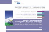 DIRECCIÓN GENERAL DE POLÍTICAS  · PDF filepetróleo de esquisto en el medio ambiente y la salud humana ... Cuadro 10: Directivas de la UE sobre el agua