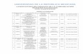 UNIVERSIDAD DE LA REPÚBLICA · PDF file · 2017-11-25universidad de la repÚblica mexicana licenciatura en ciencias de la comunicaciÓn modalidad escolarizada ciclo cuatrimestral