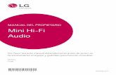 MANUAL DEL PROPIETARIO Mini Hi-Fi Audiocontent.etilize.com/User-Manual/1040192705.pdf · archivo MP3/WMA 19 – Borrar un ... Notas en los discos 45 – Manipulación de la unidad.