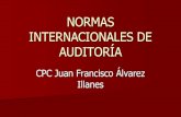 NORMAS INTERNACIONALES DE AUDITORÍAagubernamental.org/web/lecciones/2011/ppt/2012-LECCION1-sistema... · a) NIAs - Normas ... NIA 505 Confirmaciones externas NIA 510 Evaluación