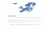 ECSA - Musimagenmusimagen.com/.../2014/03/Dossier-ECSA-2014-web.pdf · ECSA La voz de los autores en Bruselas 3 ¿Quiénes somos? Objetivos ECSA es una organización internacional