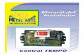 Manual del Instalador - METAL-ARTEmetal-arte.com/archivos/catalogosManuales/Codiplug CM-TEMPO 1.pdf · indicacion de estado de la puerta de un tablero estandar. l3: indica comando