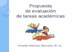Propuesta de evaluación de tareas acadé n_tareas.pdf · PDF fileArnaldo Martínez Mercado, ... La unidad fonética de los sintagmas. Componente 2: ... excelente articulación de