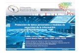 Protección de datos personales y medidas de seguridad de ... · PDF fileXIII EIPD (Lima-2015) antoni.bosch@iaitg.eu 1 Protección de datos personales y medidas de seguridad de la