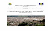Plan Municipal de Gestión del Riesgo de Desastresgestiondelriesgo.sogamoso.org/wp-content/uploads/2013/09/PMGRD.pdf · Municipio de Sogamoso (Boyacá) Plan Municipal de Gestión