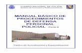 MANUAL II PARTE -  · PDF fileCUERPO NACIONAL DE POLICÍA División de Formación y Perfeccionamiento MANUAL BÁSICO DE PROCEDIMIENTOS DE DEFENSA PERSONAL POLICIAL - Parte II