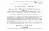 UNIDAD ADMINISTRATIVA DE MIGRACIÓN COLOMBIAapps.migracioncolombia.gov.co/centrovirtual/bodega/2015/623/docs/... · retiro de los escombros, ... Carta de presentación de la propuesta.