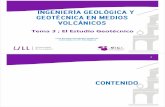 INGENIERÍA GEOLÓGICA Y GEOTÉCNICA EN MEDIOS · PDF filede Prescripciones Técnicas Generales paraObras de Carreteras ... El Estudio Geotécnico Para más ... T4- EL ESTUDIO GEOTECNICO