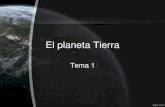 El planeta Tierra - pablojosemoreno · PDF file2. El planeta Tierra Tiene forma de esfera imperfecta Esta achatada por los polos El ecuador la divide en dos hemisferios La superficie
