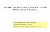 LOS MATERIALES DEL SISTEMA TIERRA: MINERALES · PDF fileEn el global de La Tierra, este volumen de rocas sedimentarias se reduce a un 0,013 - 0,027%. ... Manual de Mineralogía de