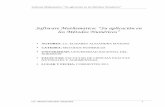 Software Mathematica: “Su aplicación en los Métodos Numéricos” · PDF fileasignatura “Métodos Numéricos” y de otras ... El objetivo es introducir al estudiante de ciencias