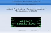 Universidad Nacional de Ingeniería Arquitectura de Maquinas I · PDF fileArq. de Computadora I Ing. Carlos Ortega H. 6 Microprocesador 8086 Organizacion de la Memoria Memoria Lineal