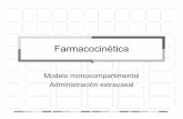 Modelo monocompartimental Administración extravasaldepa.fquim.unam.mx/amyd/archivero/farmacocinetica_2_4327.pdf · sistema ladme farmacos en forma liberaciÓn del fÁrmaco fÁrmacos