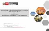 Reglamento de Protección Ambiental para Actividades de ... C. Mineria - Presentacion... · diseño, la operación y mantenimiento de los nuevos mineroductos que se diseñen y construyan