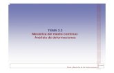 TEMA 3.2 Mecánica del medio continuo: Análisis de ...ocw.upm.es/construcciones-arquitectonicas/fisica-y-mecanica-de-las... · Física y Mecánica de las Construcciones ETSAM MODELO