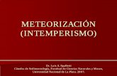 METEORIZACIÓN (INTEMPERISMO) - Iniciobioxeo3eso.weebly.com/uploads/5/8/4/7/5847869/meteorizacion.pdf · Muchas rocas y minerales se forman en profundidad, dentro de la corteza terrestre,