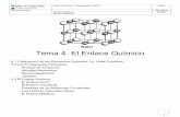 Tema 04 El Enlace Químico - fyq2016.weebly.comfyq2016.weebly.com/uploads/6/0/0/9/60092831/tema_04_el_enlace_qu... · El Enlace Covalente Polaridad de las Moléculas Covalentes ...