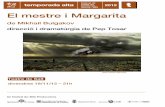 El mestre i Margarita - Inici - Temporada · PDF fileMolts records per a Ivanov (Círcol Maldà-2009), Premi de la crítica a la millor direcció, una peça original, inspirada en