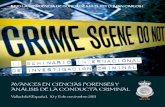 avances en ciencias forenses y análisis de la conducta ... · PDF file1. avances en ciencias forenses antropología, Medicina legal, entomología, infografía forense, criminalística.