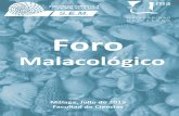 FORO MALACOLÓGICO (Málaga, 10-11 de julio de 2015) · PDF fileFORO MALACOLÓGICO (Málaga, 10-11 de julio de 2015) 25 Revisión taxonómica, mediante estudios moleculares, de las