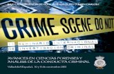 avances en ciencias forenses y análisis de la conducta ... · PDF filesociedad española de criminología y ciencias forenses Bajo la Presidencia de honor de su Majestad el rey d.