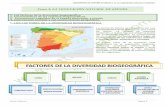 1. LOS FACTORES DE LA DIVERSIDAD BIOGEOGRÁFICA · PDF fileLos factores de la diversidad biogeográfica 2. Características de las regiones biogeográficas ... Sus principales rasgos