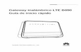 Gateway inalmbrico LTE B890 Gua de inicio  ??Gateway inalmbrico LTE B890 Gua de inicio rpido HUAWEI TECHNOLOGIES CO., LTD